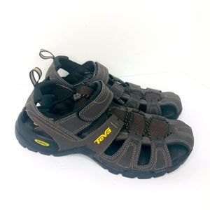 Teva Forebay Fisherman Leather Sandals Walking Hiking Water Shoes Men’s Size 11